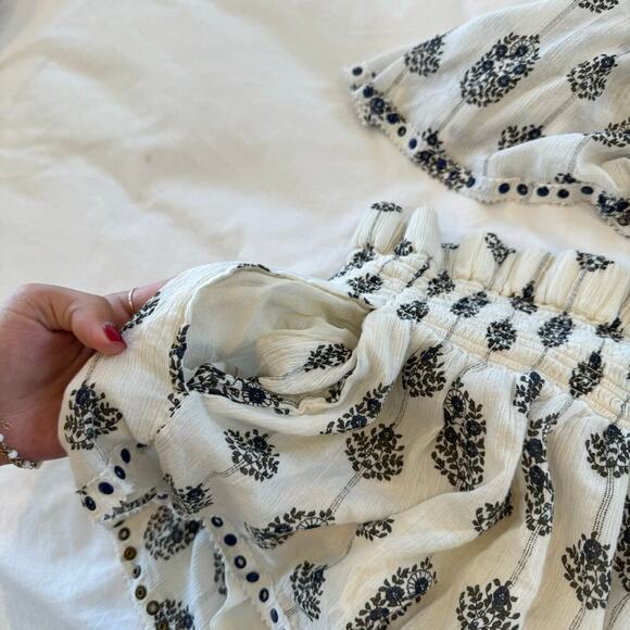 Isabel Marant Berit Paisley Two-Piece Matching Set Smocked - Picture 11 of 13